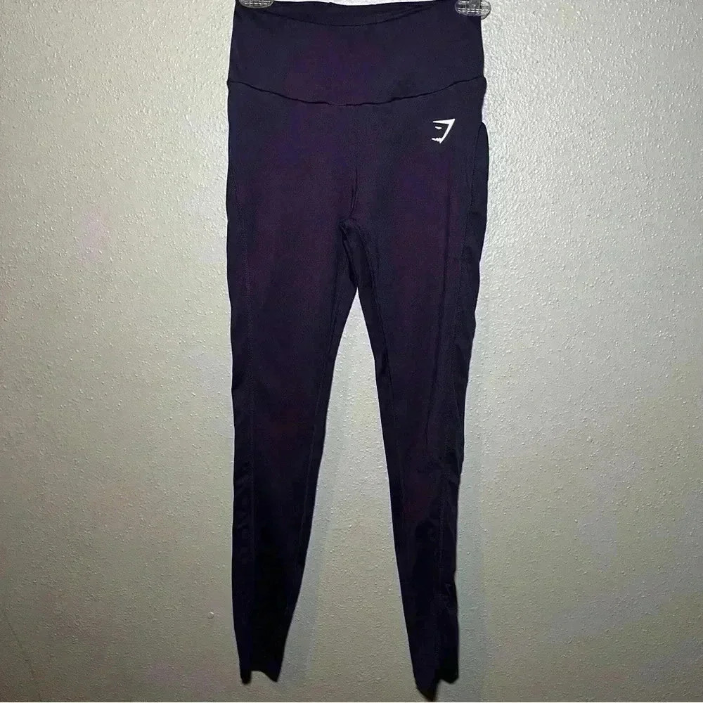 Gymshark dry sculpture leggings rich purple - Picture 6 of 10